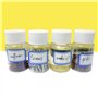 BuxiuGK 30Pcs 30ml Flacons en Plastique avec Bouchon à vis,Transparents Mini Bouteille Plastique Bouteille de Voyage Vide avec 2