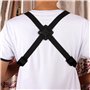 Sangle d'épaule de Saxophone, Double Sangle réglable de Saxophone Boucle d'acier Inoxydable Sangle pour Adulte