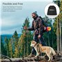 Philorn Laisse Chien Mains-Libres (47" - 67") avec Coutures Réfléchissantes, Pochette de Taille Ajustable(24" - 47") et Doubles 