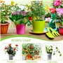 6 Pièces Treillis à Plantes Grimpantes - Support Réutilisable pour Légumes en Pot, Plantes d'Intérieur et Jardinières - Tuteur D