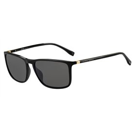 HUGO BOSS Lunettes de Soleil BOSS 0665/S/IT Black Gold/Grey 57/16/145 homme
