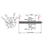 S SIENOC 500mm 3D Imprimante 8mm Roulement Acier T8 Trapézoïdal Vis Tige Barre Linéaire Bar + Écrou de Cuivre + Arbre d'accouple
