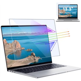 Lot de 2 films de protection d'écran anti-lumière bleue 13
