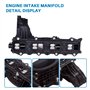 Dixhills Collecteur d'admission compatible avec boussole Classe A W176 Classe B Sports Tourer W246 W242 Classe C A205 C204 C205 