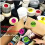 CDXHOME Lot de 520 autocollants de prix pré-imprimés de 2,5 cm pour les ventes de cours, de garage et de marché aux puces – Étiq