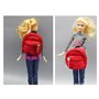 Kellegour 7 Pcs Mini Sac à Dos,Mini Sac à Dos Modèle Sac à Dos Décoratif,Mini Sacs à Dos Décoratifs,Sac à Dos à Glissière Mignon