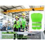 Abiyou Gilet de Sécurité,10 Pcs Gilet de Sécurité Réfléchissant,Gilet De Sécurité Haute Visibilité,Gilet Réfléchissant,Gilets de