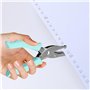 Perforatrice Individuel 6mm Perforatrice Manuelle en Métal avec Poignée Souple pour le Bricolage la Maison