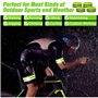 Lot de 4 pinces à pantalon de vélo élastiques avec bandes réfléchissantes puissantes, pinces à pantalon, pinces à vélo, bandes r