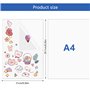 30PCS Papier Autocollant Transparent - A4 Papier Autocollant Imprimante Transparentes - Papier Autocollant Imprimante Papier Aut