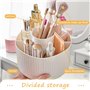 Snarflun Organismate Maquillage, Organismate pinceaux pivotants à 360°, Rangement cosmétique Multifonctionnel, Rangement Maquill