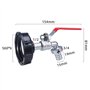 3/4" IBC Raccord Cuve 1000 litres eau de Pluie avec Raccord de Tuyau et Adaptateur.Vanne Cuve 10