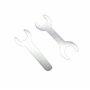 CYCLYTE Jeu de Plates Portables- 2 Clés 8mm et 14mm à Fourches Polygonales Dimension - Clés Hexagonales à Bouts Ouverts Petites