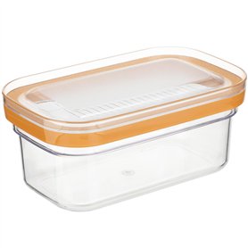 Beurrier Plastique - Boite Beurre Frigo - Boite Fromage Frigo - Boite Beurre Avec Joint En Silicone - Conservation Du Beurre - S