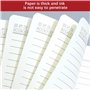 Lrocotanc Cahier A5 - Cahiers de 240 Pages - Cahier de Brouillon - Petit Cahier - Avec Sangle - En Cuir PU - Adapté pour le Bure