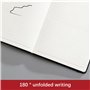 Lrocotanc Cahier A5 - Cahiers de 240 Pages - Cahier de Brouillon - Petit Cahier - Avec Sangle - En Cuir PU - Adapté pour le Bure