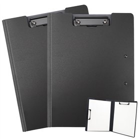 2 Porte documents A4 – Porte document – Porte bloc A4 – Porte documents – Support feuille avec pince A4 – Porte bloc A4 avec pin