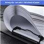 2 Porte documents A4 – Porte document – Porte bloc A4 – Porte documents – Support feuille avec pince A4 – Porte bloc A4 avec pin