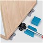 Kit de Deplace Meuble a Roulette 8 Pièces - Outil de Déplacement de Meubles - Coussin Rotatif à 360 Degrés - Construit Leve Meub