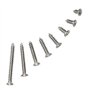 WMYCONGCONG Assortiment de 800 mini vis à bois M2 Philips à tête plate en acier au carbone nickelé avec boîte (argent)