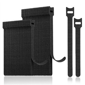 Lot de 100 attaches de câble réutilisables