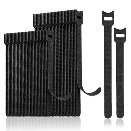 Lot de 100 attaches de câble réutilisables