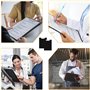Presse Papiers A4,2 PCS Planchettes à Pince et Porte-Formulaires,Planchettes à Pince A4 avec Rangement,Porte Document,Presse Pap
