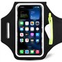 Brassard de Sport avec Poche Zippée- Smartphone Brassard de Course Compatible avec Téléphone jusqu'à 6