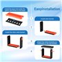 Lrocotanc Support de Rangement pour Jeux Nintendo Switch 2/Switch OLED, Stockage pour 12 Cartes de Jeu + 15 Boîtiers de Jeux, Co