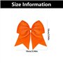filles - Accessoires de cheveux orange - Pour femmes et filles - 11 x 9 cm