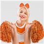 Lot de 2 nœuds à cheveux pour femmes, filles - Accessoires de cheveux orange - Pour femmes et filles - 11 x 9 cm