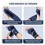WRQIOO Appareil de massage des mains, du poignet avec 3 niveaux de chaleur, 6 modes de massage et 19 niveaux de puissance, appar