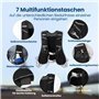 WRQIOO Gilet dHydratation Trail Running, Gilet Hydratation Running avec 2 Soft Flask 500 ML, Sac Hydratation Running pour Femmes