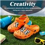 Lot de 37 broches en forme de lettres l'alphabet pour pins crocs charms chaussures,Hommes décorations,personnalisées, pour garço
