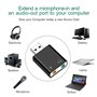 Asbter USB Carte Son Externe Adaptateur USB Carte Audio 3D Stéréo Jack 3.5mm Écouteur Micphone Carte pour Ordinateur Portable PC