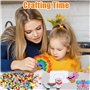 Fusible Perles Bricolage Enfant avec Plaques de Perles à Repasser et Accessoires