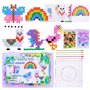 JGCJGG Perles à Repasser Set, Fusible Perles Bricolage Enfant avec Plaques de Perles à Repasser et Accessoires, 10mm Plaques de 