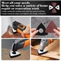 Lame Outil Multifonction, MXTIMWAN Kit d'accessoires Oscillant Multitool, Ensemble de 32 Lames Universelles pour Scie Oscillante