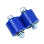 Namvo 2 pièces Moto 8mm chaîne Rouleau tendeur Guide de Roue avec Boulon adapté pour YFZ 350 Banshee Moteur Bleu