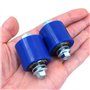 Namvo 2 pièces Moto 8mm chaîne Rouleau tendeur Guide de Roue avec Boulon adapté pour YFZ 350 Banshee Moteur Bleu