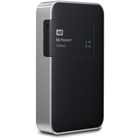 Western Digital - WDBDAF0020BBK-EESN - WD My Passport Wireless Disque Dur Externe Portable 2 TB - WIFI USB 3.0