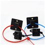 Supports Base Attache-Câbles Auto-Adhésifs Bases Serre-Câbles Noires Support à Ventouse Autocollant, Surface de Colle 3M, Utilis
