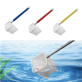 Liwein 3 Pièces Epuisette de Pêche aux Crevettes Pliable Téléscopique Mini Filet de Pêche Filet d'atterrissage en Acier Inoxydab
