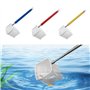 Liwein 3 Pièces Epuisette de Pêche aux Crevettes Pliable Téléscopique Mini Filet de Pêche Filet d'atterrissage en Acier Inoxydab