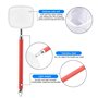 Liwein 3 Pièces Epuisette de Pêche aux Crevettes Pliable Téléscopique Mini Filet de Pêche Filet d'atterrissage en Acier Inoxydab
