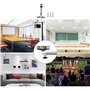 SDFF Mini Support de Projecteur Mural Au Plafond, Support Universel Vidéoprojecteur, Support Mural Projecteur, Support Aluminium