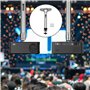 SDFF Mini Support de Projecteur Mural Au Plafond, Support Universel Vidéoprojecteur, Support Mural Projecteur, Support Aluminium