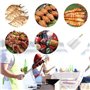 Panier à Griller Portable en Acier Ino