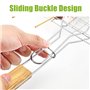 Panier Grille pour Barbecue, Panier de Barbecue Pliable avec Poignée, Panier de Barbecue, Panier à Griller Portable en Acier Ino
