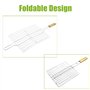 Panier Grille pour Barbecue, Panier de Barbecue Pliable avec Poignée, Panier de Barbecue, Panier à Griller Portable en Acier Ino